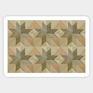 Wood Art Pattern 2 Sticker